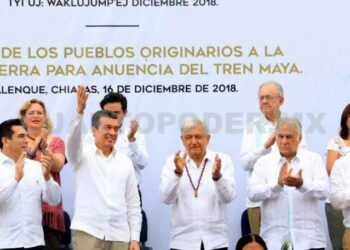 Asiste Rutilio Escandón a reunión sobre avances del Tren Maya, encabezada por el presidente AMLO