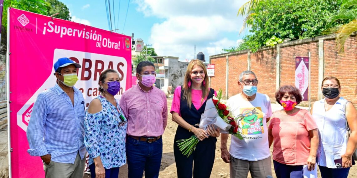 CON OBRA DE PAVIMENTACIÓN MÁS CONECTIVIDAD Y SEGURIDAD EN EL FRACCIONAMIENTO “LAS VEGAS”