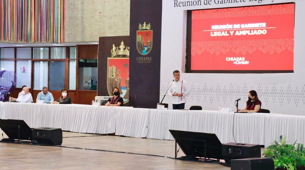 Pide Rutilio Escandón al Gabinete estatal realizar el presupuesto 2023 sin demora y de forma eficiente