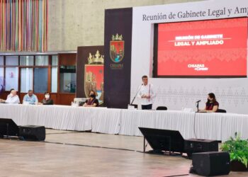 Pide Rutilio Escandón al Gabinete estatal realizar el presupuesto 2023 sin demora y de forma eficiente
