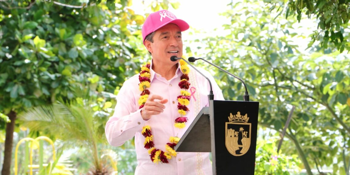 Rutilio Escandón inaugura pavimentación de calles en la Colonia San José Yeguiste