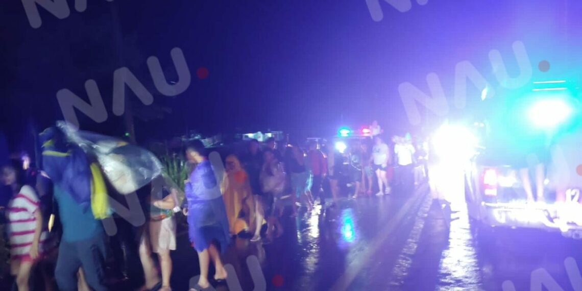 Policía Estatal de Tránsito en el sector de Pichucalco, colaboraron en el traslado de 200 niños del campamento adventista “Río de Janeiro”