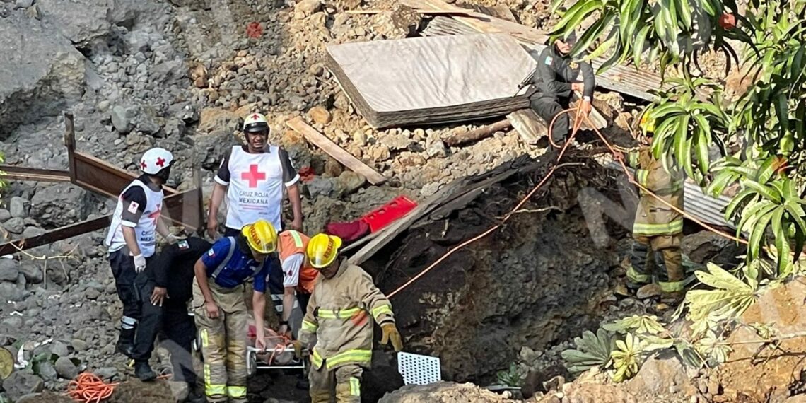 Muere joven de 20 años en un derrumbe en la colonia Irregular la Ceiba
