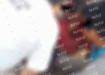 Vehículo impacto motociclista en Suchiate