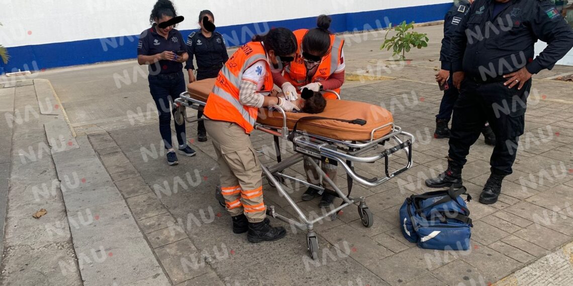 Atiende SAE a menor de edad en las instalaciones de SSPyPC