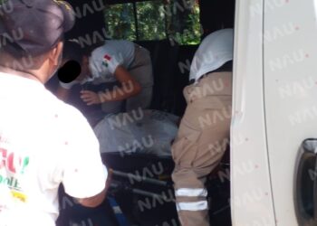 Se lesionó con una motosierra