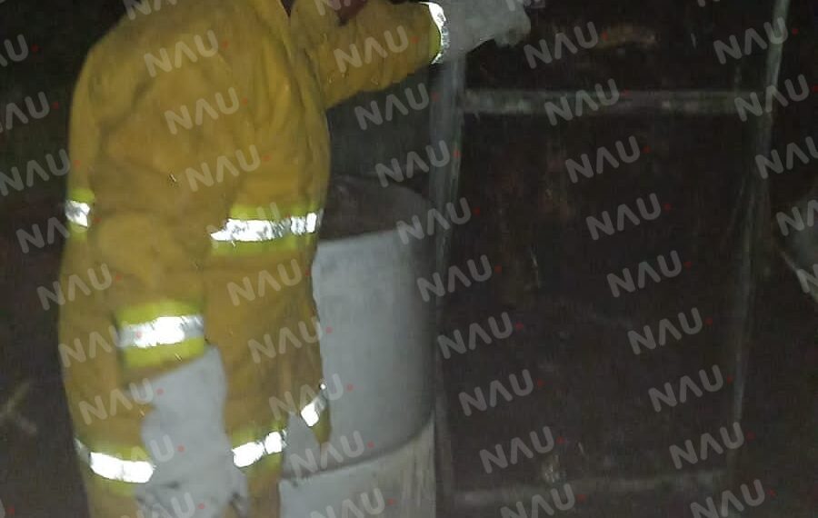 Explota cilindro de gas en una casa