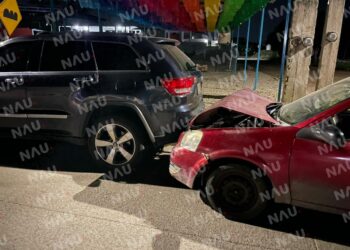 Chocó por alcance en el Akishino en Tapachula