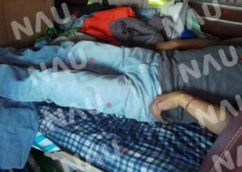 Delincuentes asesinan a conductor de tráiler que transportaba café hacia Veracruz.