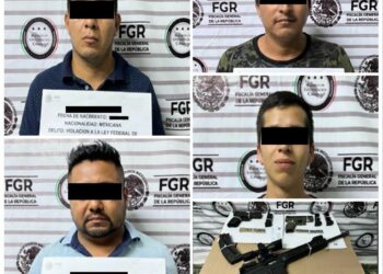EN PROCEDIMIENTO ABREVIADO FGR OBTIENE SENTENCIA CONTRA CUATRO PERSONAS POR PORTACIÓN DE ARMAS EN CHIAPAS