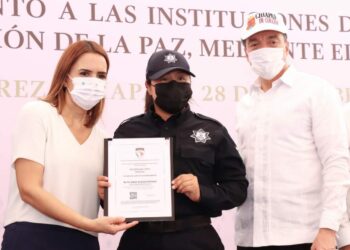 Se reúne Rutilio Escandón con la Secretaria Ejecutiva del Sistema Nacional de Seguridad Pública