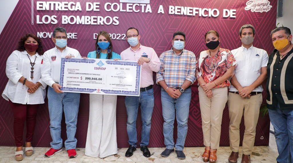 CON TRANSPARENCIA ENTREGA AYUNTAMIENTO APORTACIÓN AL CUERPO DE BOMBEROS