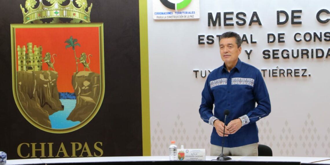 En seguridad Chiapas avanza con resultados contundentes: Rutilio Escandón