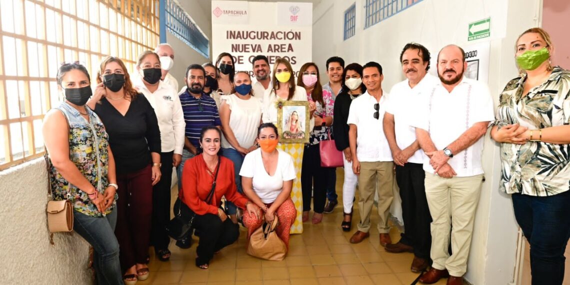 INAUGURA ROSY URBINA NUEVA ÁREA DE CUNEROS DEL DIF MUNICIPAL