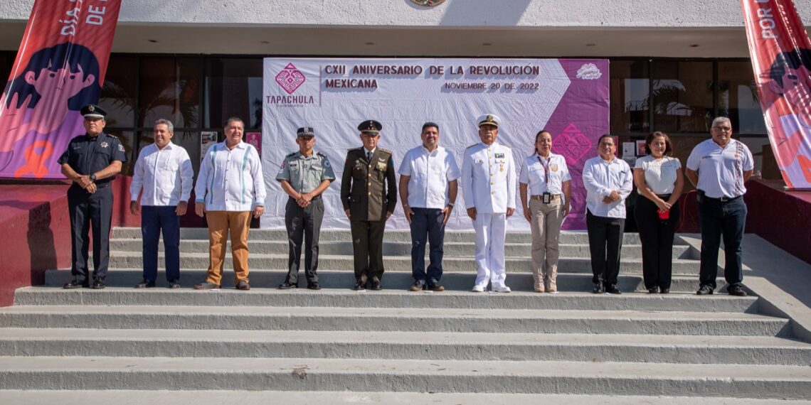 AYUNTAMIENTO DE TAPACHULA, CONMEMORA EL CXII ANIVERSARIO DE LA REVOLUCIÓN MEXICANA