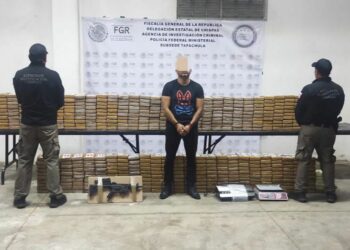 EN CATEO FGR ASEGURA MÁS 500 PAQUETES DE COCAÍNA EN CHIAPAS