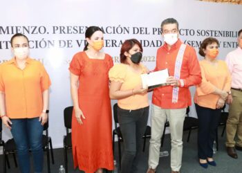 Rutilio Escandón arranca proyecto Sostenibilidad económica para mujeres en situación de vulnerabilidad