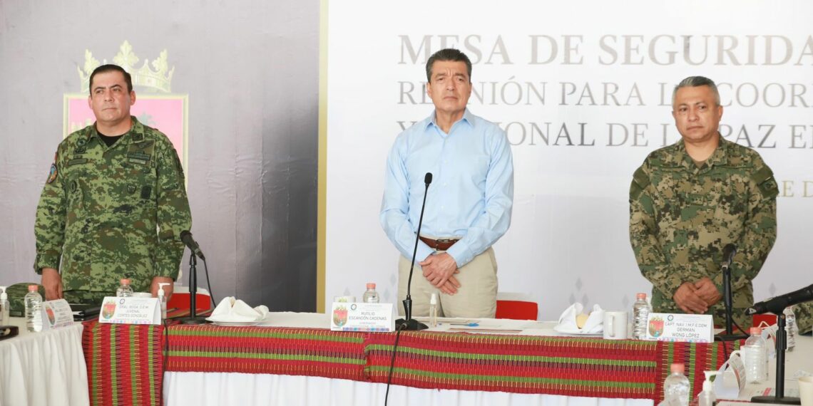 Chiapas cumple mil sesiones de la Mesa para la Construcción de la Paz y Seguridad: Rutilio Escandón