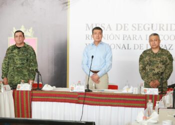Chiapas cumple mil sesiones de la Mesa para la Construcción de la Paz y Seguridad: Rutilio Escandón