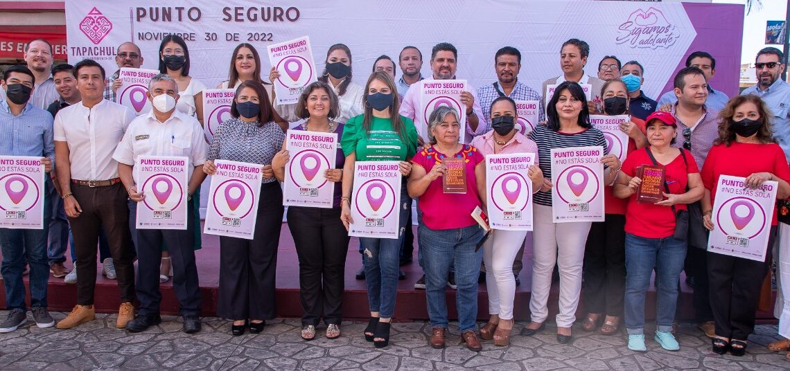 ROSY URBINA PONE EN MARCHA LA CAMPAÑA “PUNTO SEGURO”