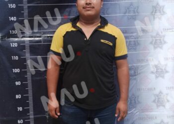 Sujeto detenido por golpear a su pareja sentimental en el primer cuadro de la ciudad.