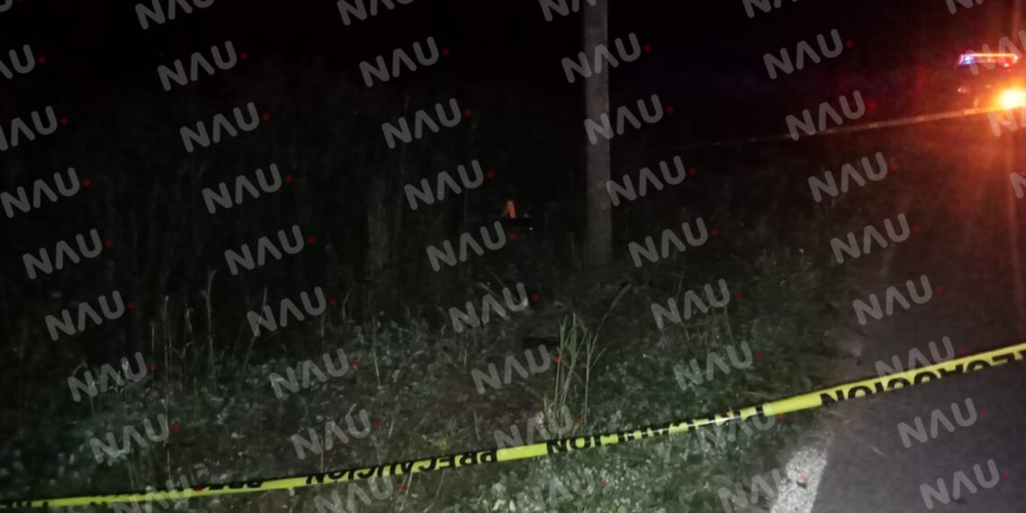 Muere joven de 22 años en accidente de motocicleta