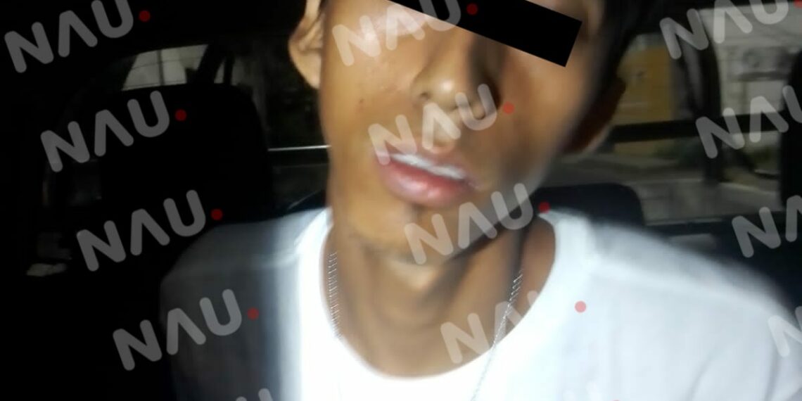 Detienen a Salvadoreño armado con pistola en el fraccionamiento Los Palacios