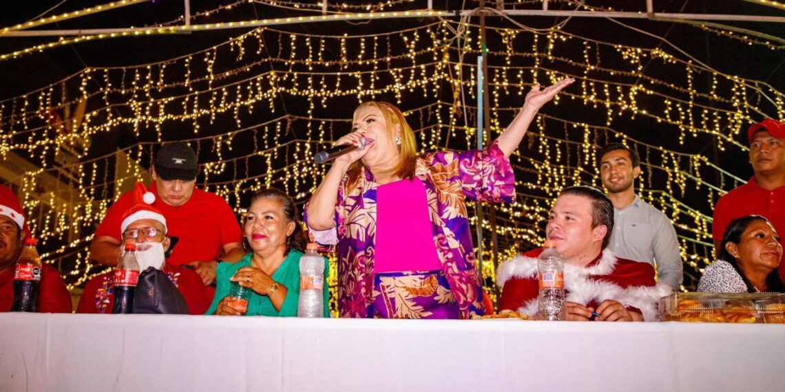 Eventos, adornos y luces navideñas convierten a Suchiate en atractivo internacional