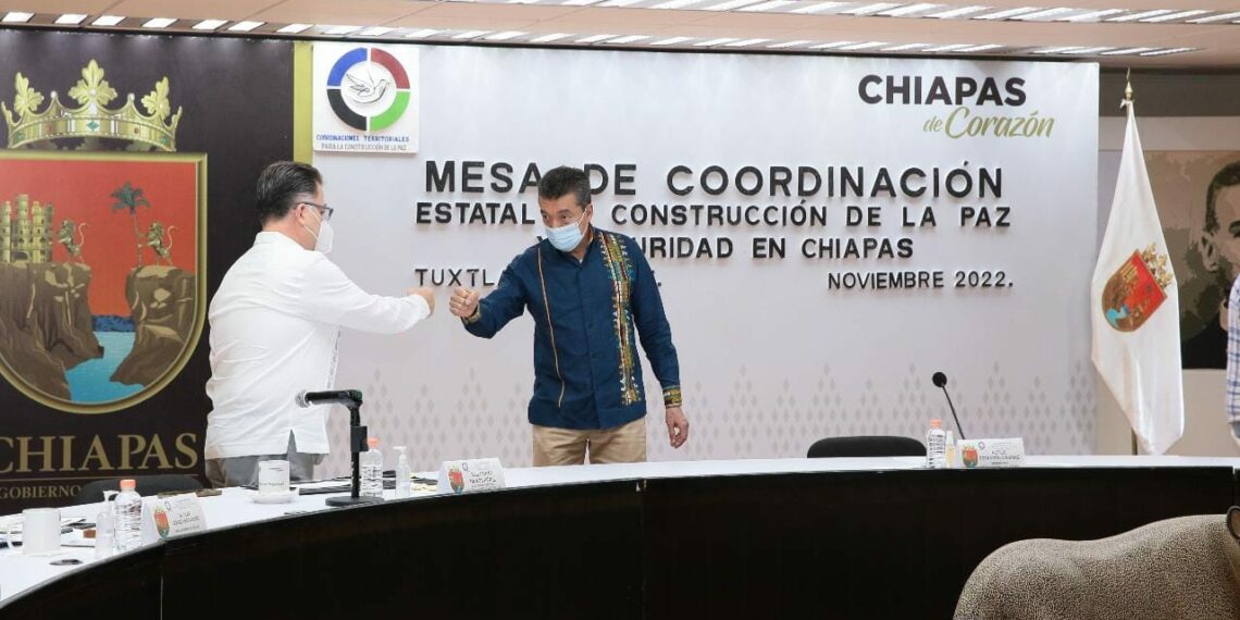 En la Mesa de Seguridad, Rutilio Escandón convoca a la población a vacunarse contra la influenza