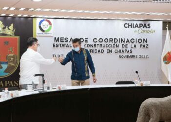 En la Mesa de Seguridad, Rutilio Escandón convoca a la población a vacunarse contra la influenza