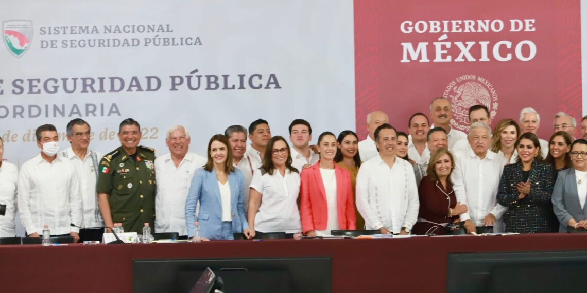 Asiste Rutilio Escandón a sesiones de Consejos Nacionales de Seguridad Pública y de PC, encabezadas por AMLO