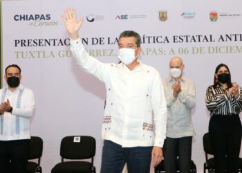 Participa Rutilio Escandón en presentación de la Política Estatal Anticorrupción