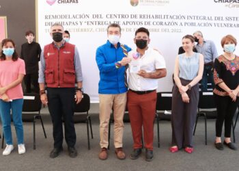 Inaugura Rutilio Escandón remodelación del Centro de Rehabilitación Integral del Sistema DIF Chiapas