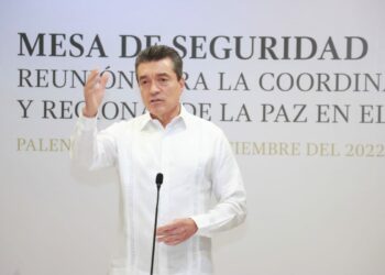 Desde Palenque, Rutilio Escandón exhorta a reforzar medidas preventivas ante la influenza y el COVID-19