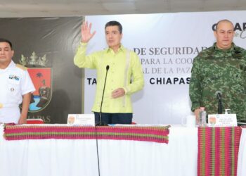 En Tapachula, Rutilio Escandón encabeza última reunión de la Mesa de Seguridad de 2022