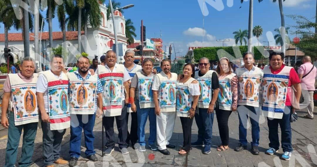 Periodistas de Tapachula realizan 25 peregrinación de la virgen de Guadalupe