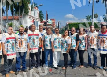 Periodistas de Tapachula realizan 25 peregrinación de la virgen de Guadalupe