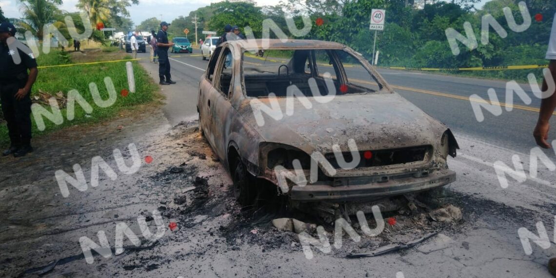 Se incendia un vehículo en Metapa