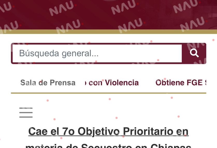 Comandante operativo de SPM de Cacahoatán acusado de secuestro