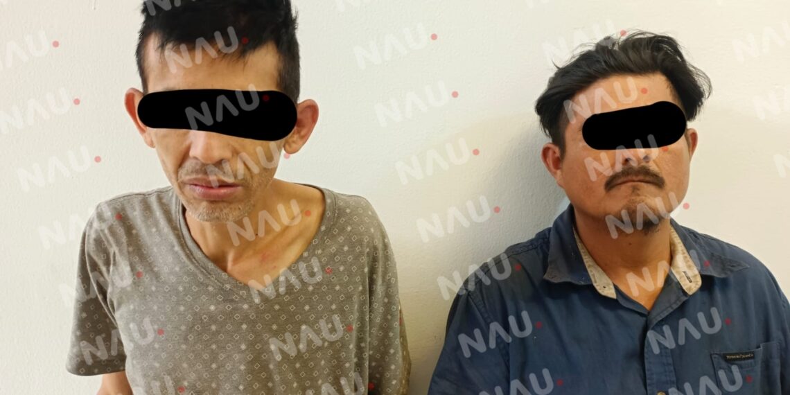 Detienen a dos presuntos asaltantes