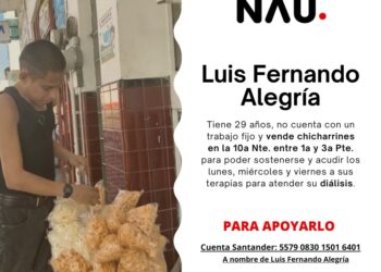 Ayudemos a ayudar a Luis Fernando Alegría