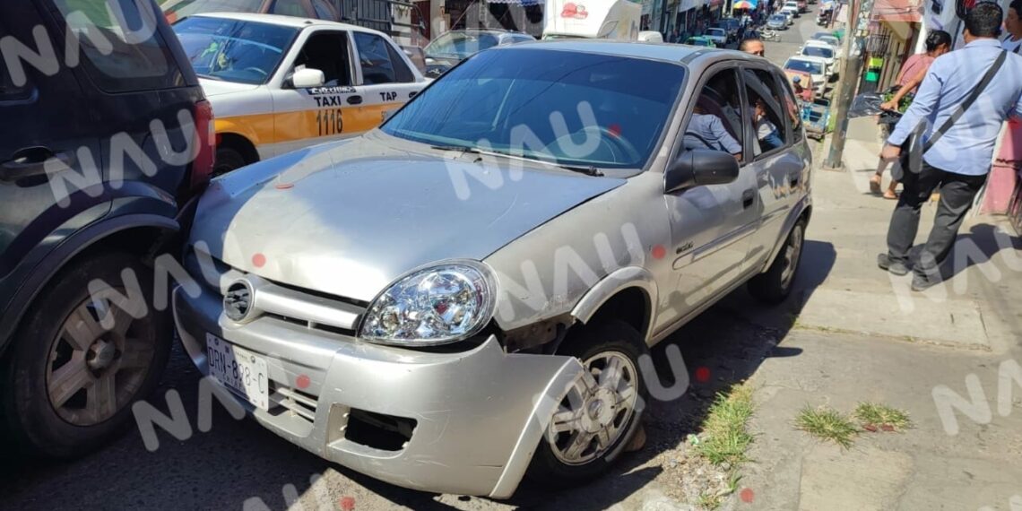 Choque deja solo daños menores