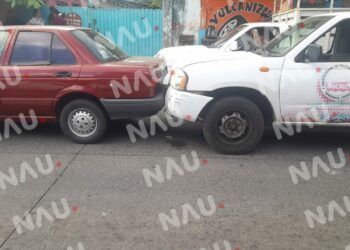 Choque por alcance deja pequeños daños