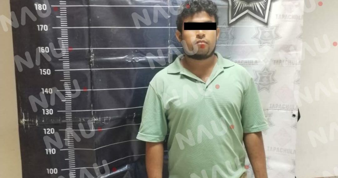 Detienen a sujeto por golpear a una mujer