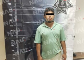 Detienen a sujeto por golpear a una mujer