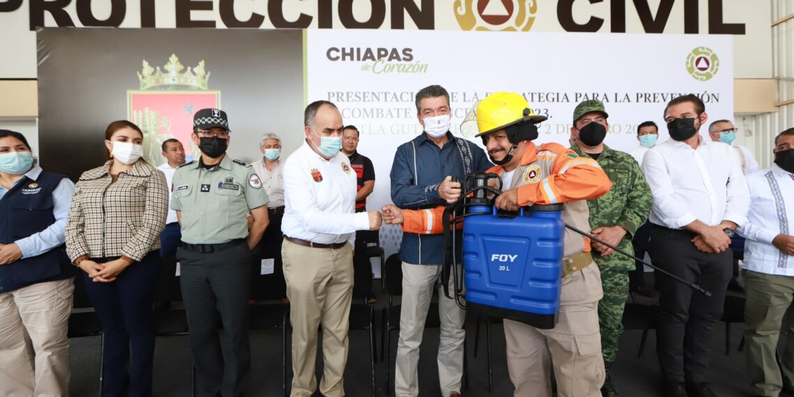 Rutilio Escandón encabeza Estrategia Estatal para la Prevención y Combate de Incendios 2023