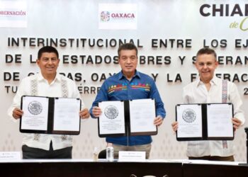 Rutilio Escandón, Salomón Jara y Segob instalan mesa para abordar tema de la zona limítrofe entre Chiapas y Oaxaca