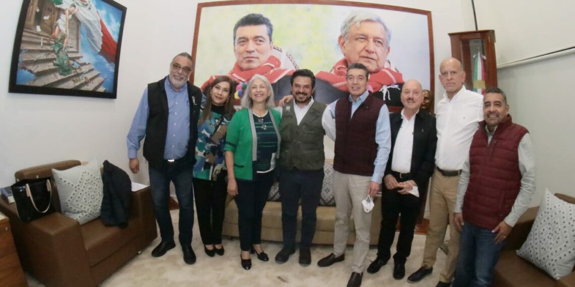 Rutilio Escandón y Zoé Robledo evalúan avances en materia de infraestructura del IMSS en Chiapas