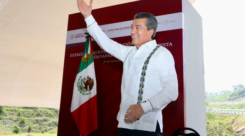 Rutilio Escandón y titular de Segob, Adán Augusto López, inauguran Estación Chontalpa-Las Choapas-Ocozocoautla