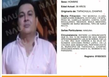 Localizan cuerpo de Giovani Perez López de 39 años